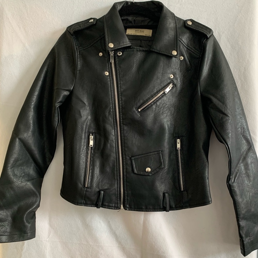Black biker jacket